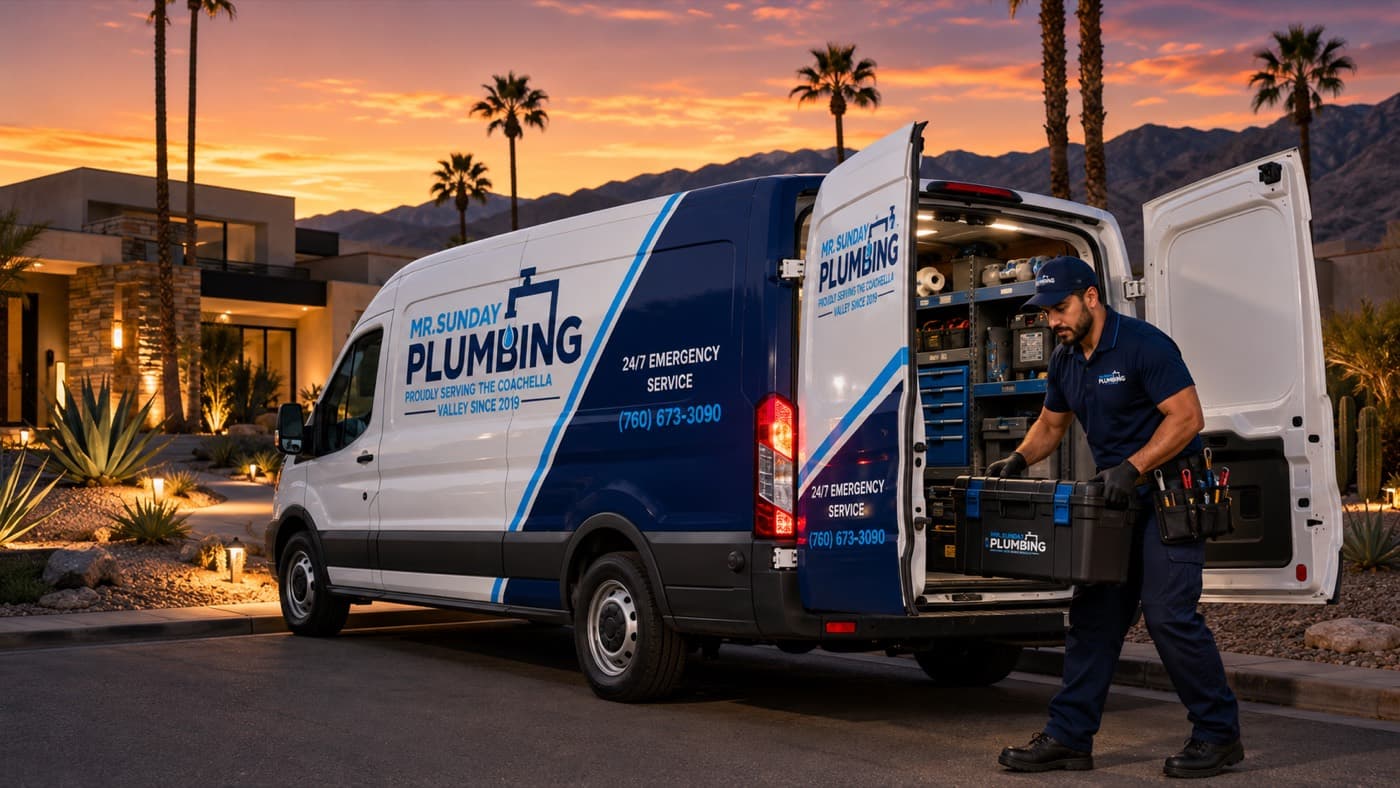 Mr. Sunday Plumbing branded service van