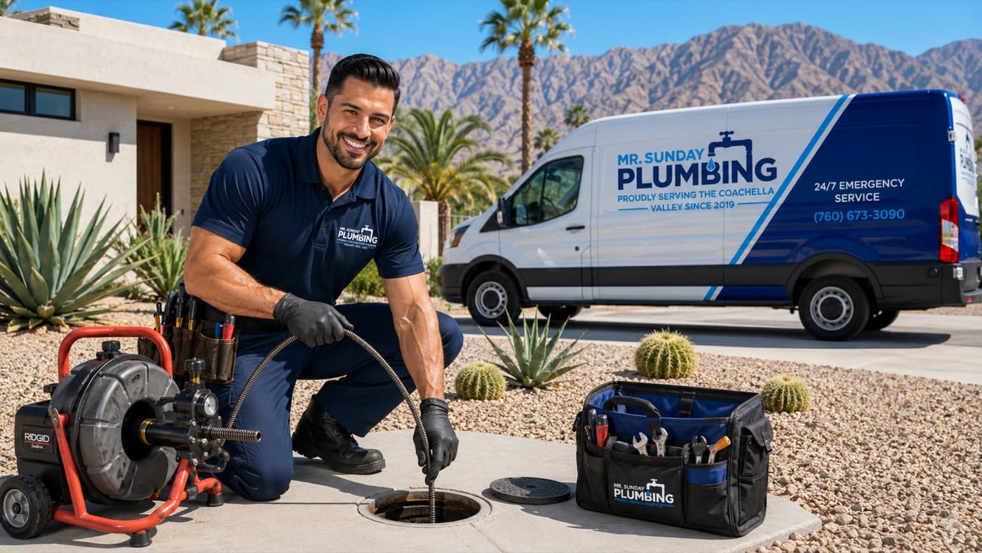 Clogged Drain Repair in the Coachella Valley