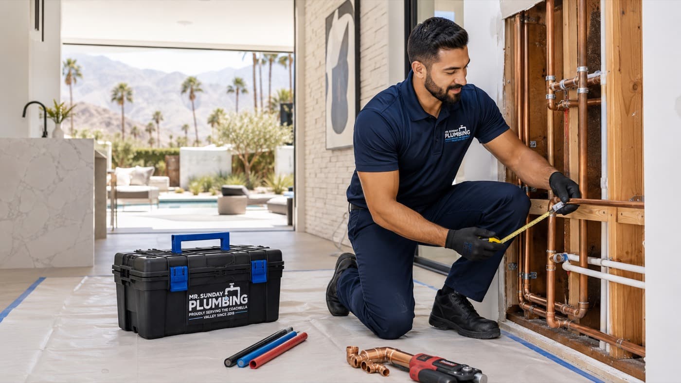 Repiping in the Coachella Valley
